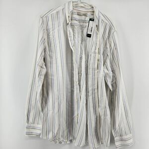 Hawker Rye Men's Off White Medium Essential Stretch Oxford NWOT